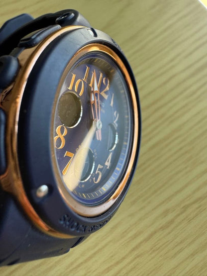 Casio Baby-G BGA-150PG-2B2JF Model Navy Gold Watch