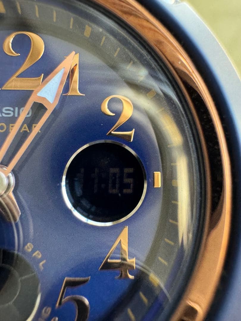 Casio Baby-G BGA-150PG-2B2JF Model Navy Gold Watch