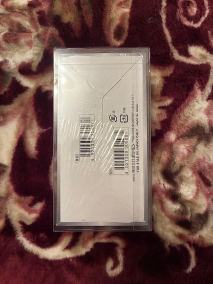 Pokemon Card Shiny Star V Box sealed with shrink wrap, Japanese import, displayed in protective case