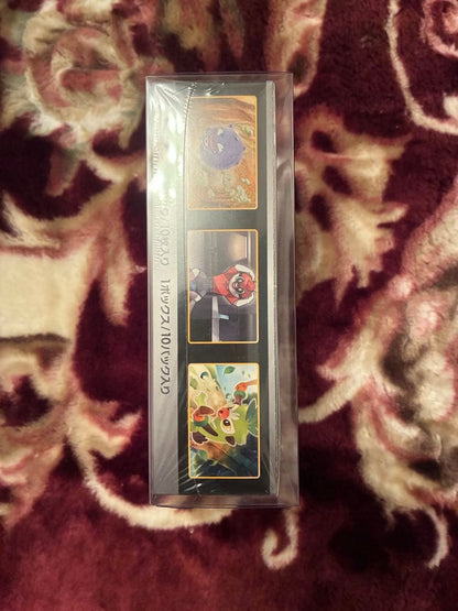 Pokemon Card Shiny Star V Box sealed with shrink wrap, Japanese import, displayed in protective case