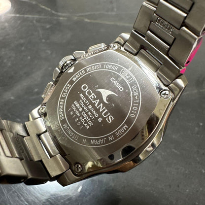 Casio Oceanus OCW-T1010 Radio Wave Solar Titanium Watch — Japan Import