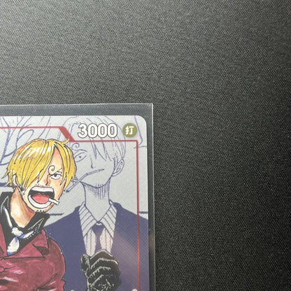 Sunji Premium Card Collection 25th Anniversary Edition R Parallel OP01-013 ONEPIECE card in sleeve