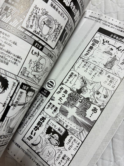 Chopper's One Piece magazine insert booklet set of 3 with bonus cards from Japan, showing front covers