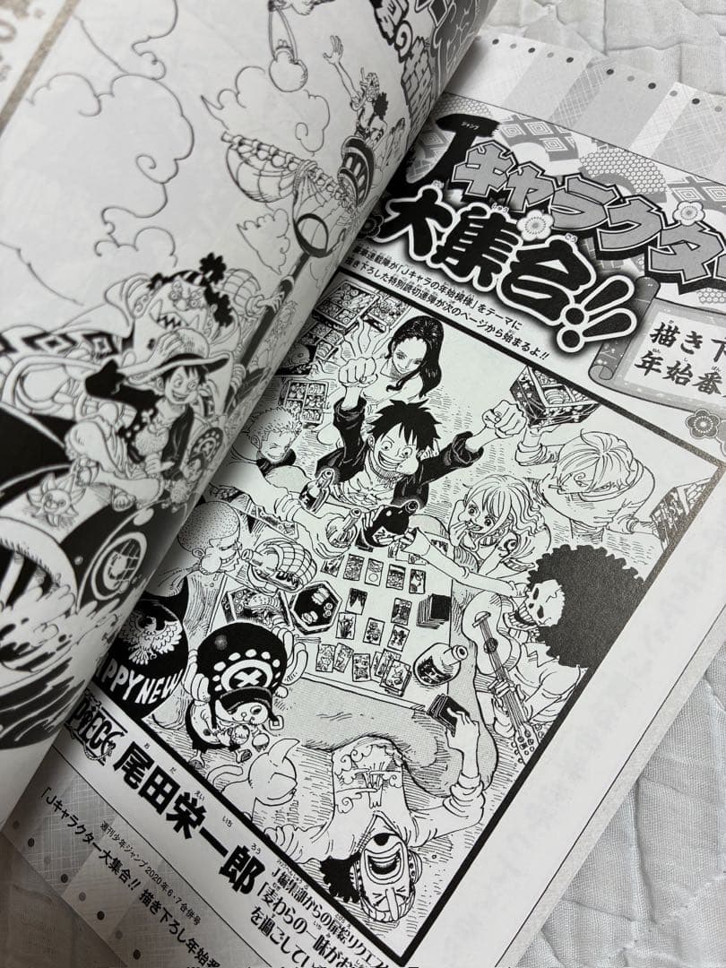 Chopper's One Piece magazine insert booklet set of 3 with bonus cards from Japan, showing front covers