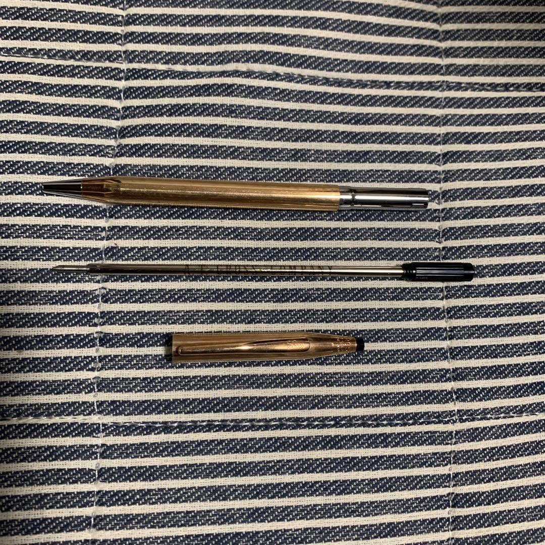 Cross Classic Century 14kt Gold Ballpoint Pen with Old Logo — Japan Import