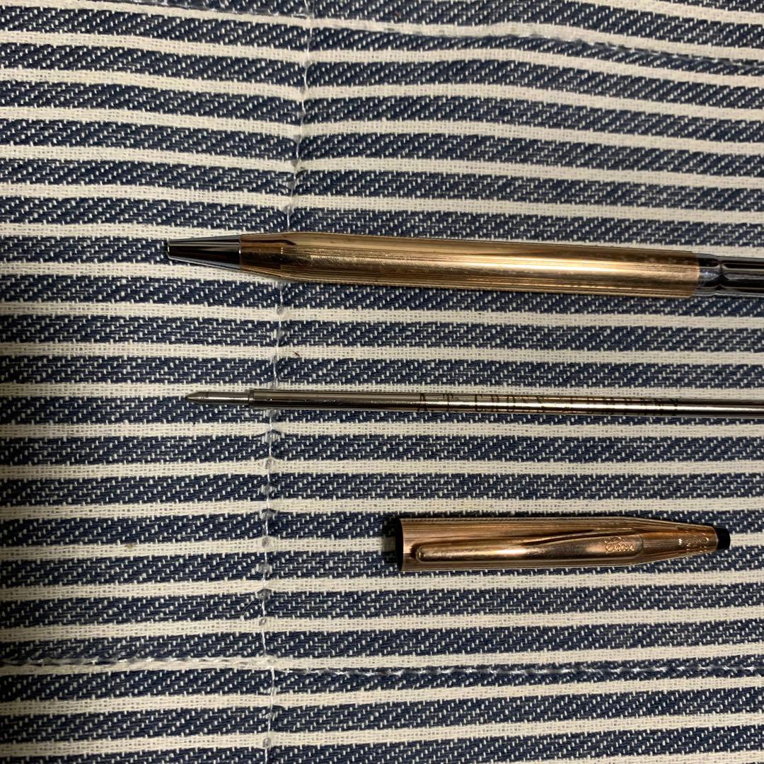 Cross Classic Century 14kt Gold Ballpoint Pen with Old Logo — Japan Import
