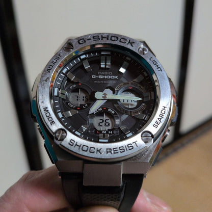 Casio G-Shock G-Steel GST-W110 Solar Radio Watch 20 Bar Water Resistance — Japan Import