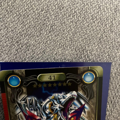 Bandai Blue-Eyes White Dragon three connected figures from Yu-Gi-Oh with minor top scratches