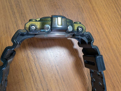 Casio G-Shock Frogman GW-200 Model Diver's Watch with Black and Green Colors — Japan Import