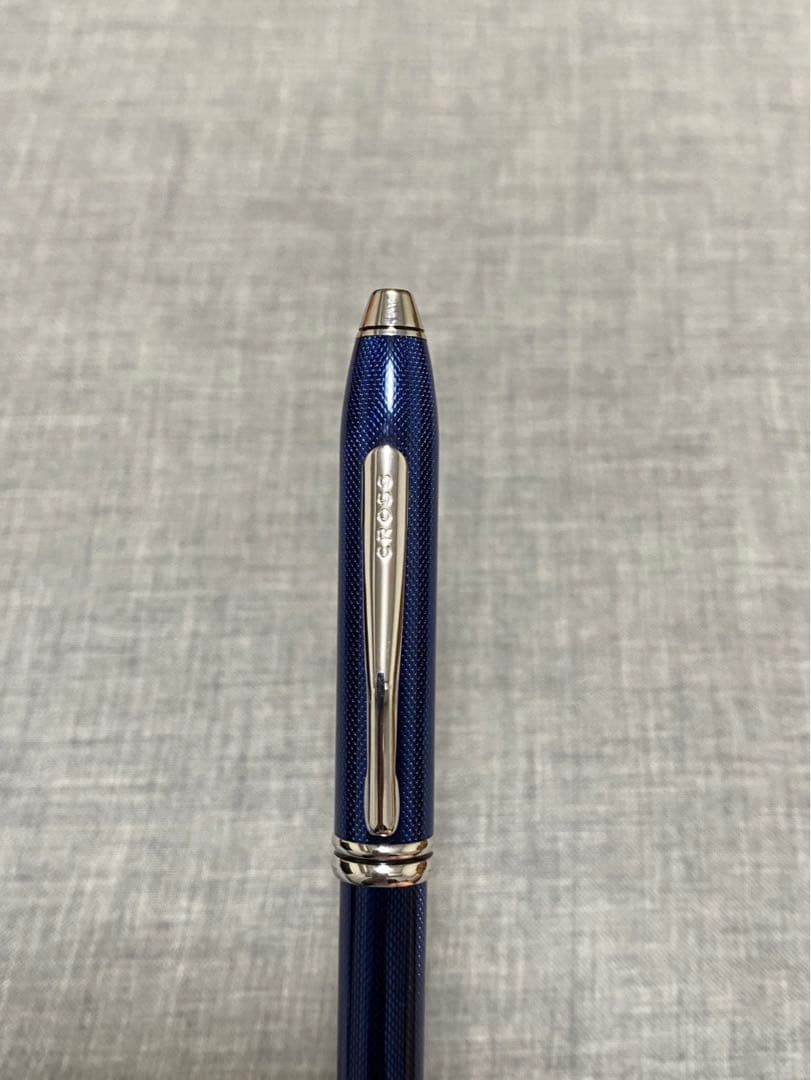 Cross Townsend Ballpoint Pen Quartz Blue Lacquer — Japan Import