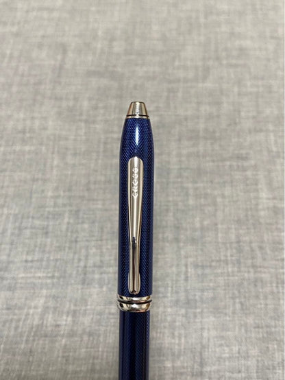 Cross Townsend Ballpoint Pen Quartz Blue Lacquer — Japan Import