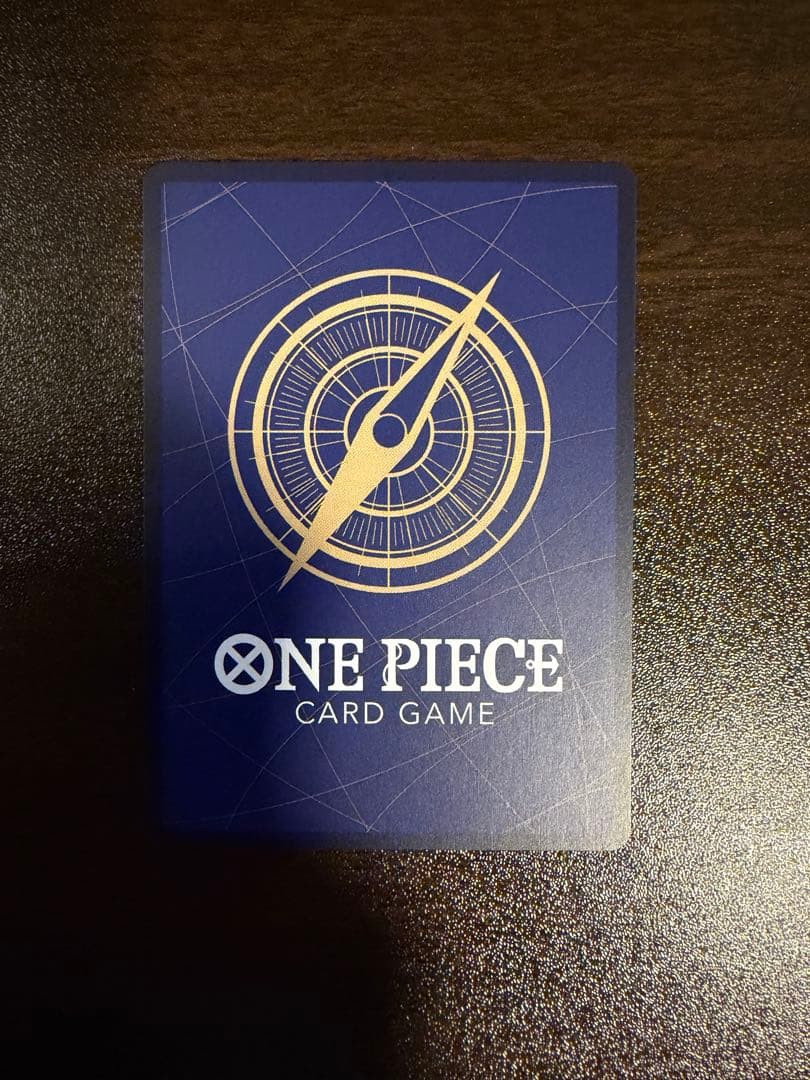 One Piece Monkey D. Luffy OP13-051 Japanese card in protective sleeve with good centering