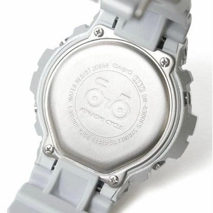 Casio G-Shock Collaboration Watch with Kinashi Cycle Logo Silver Japan Import