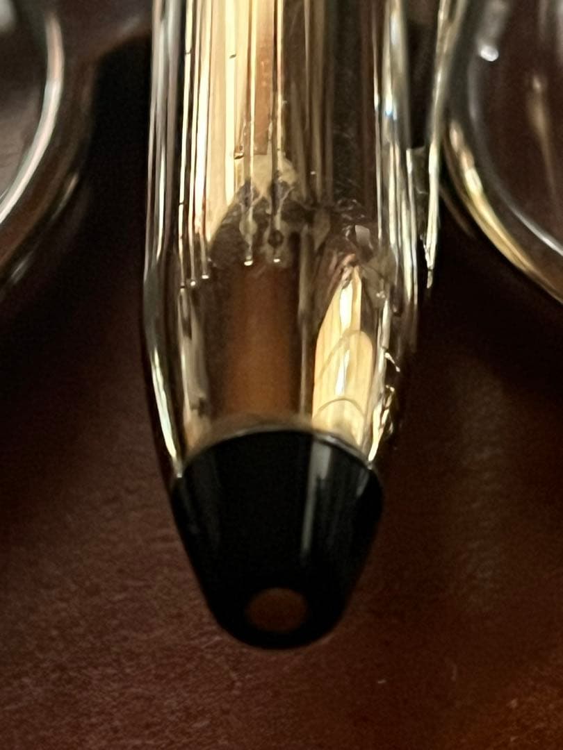 CROSS Classic Gold Ballpoint Pen with Black Tip Cap