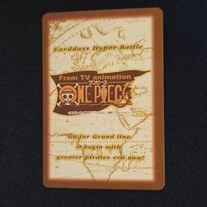 One Piece Monkey D. Luffy C428 Rubber Bullet Hyper Battle Card from Japan import with minor spots