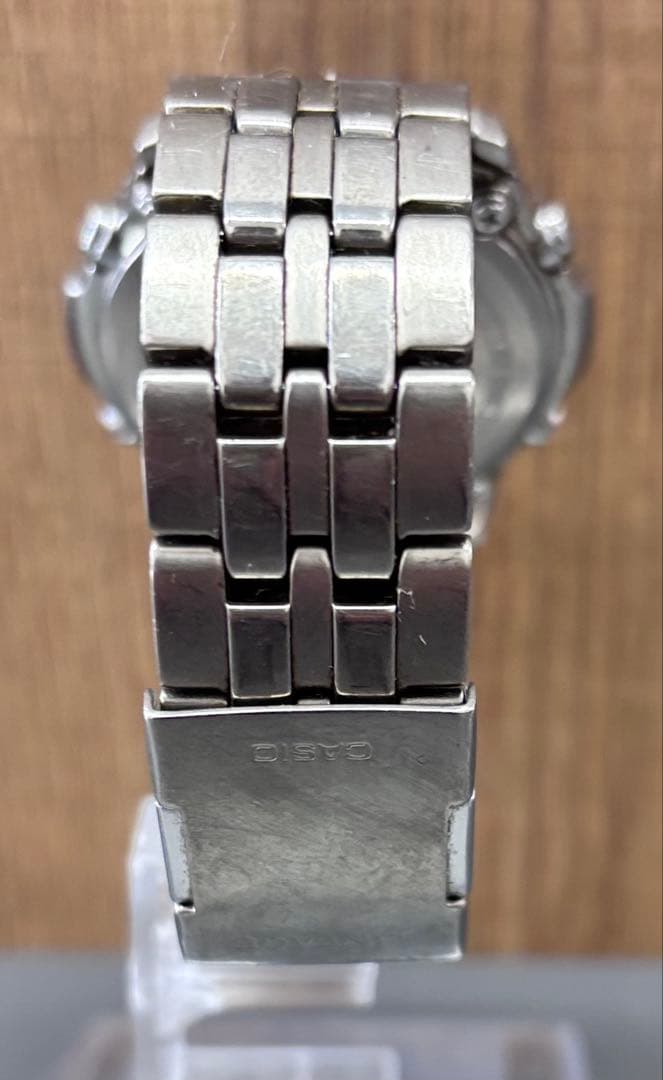 Casio Lineage Wave Captor Watch Working Silver Color