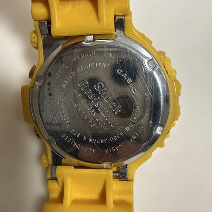 Casio G-Shock DW-6300 1B Yellow Watch with 200m Water Resistance — Japan Import