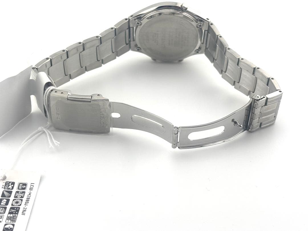 Casio Lineage LCW-M200DJ-2AJF Watch With Navy Dial and Silver Metal Body — Japan Import