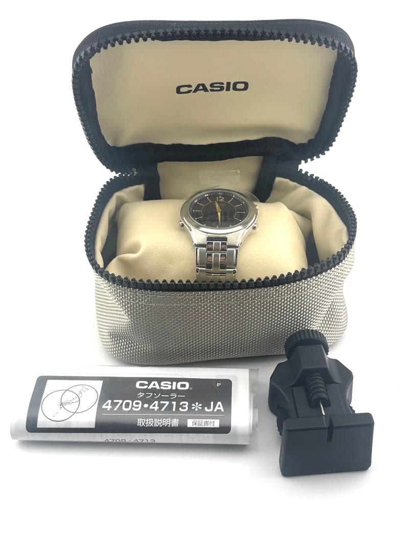 Casio Lineage LCW-M200DJ-2AJF Watch With Navy Dial and Silver Metal Body — Japan Import