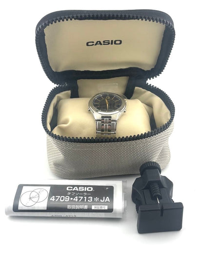 Casio Lineage LCW-M200DJ-2AJF Watch With Navy Dial and Silver Metal Body — Japan Import