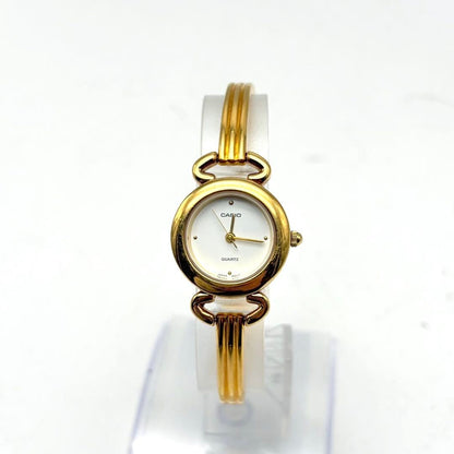 Casio LTP-2020 Quartz Watch Gold Bracelet Bangle — Japan Import