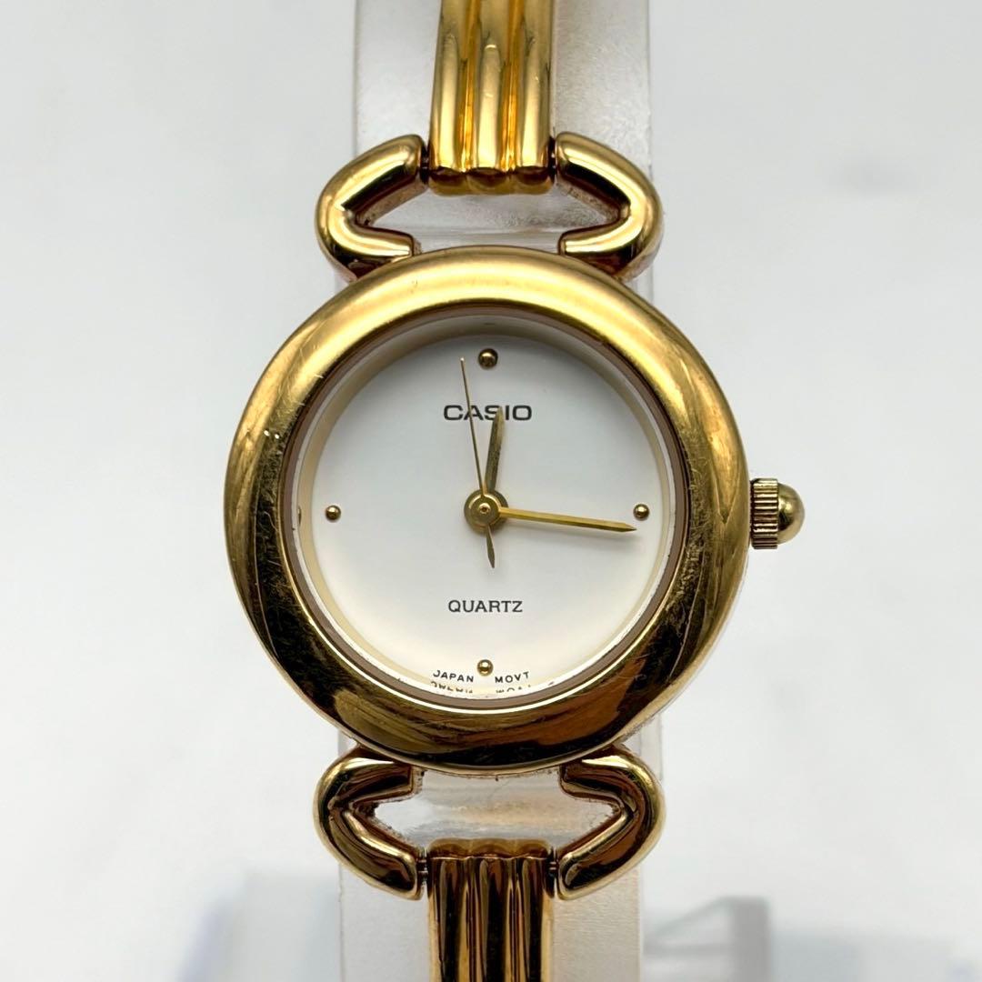 Casio LTP-2020 Quartz Watch Gold Bracelet Bangle — Japan Import