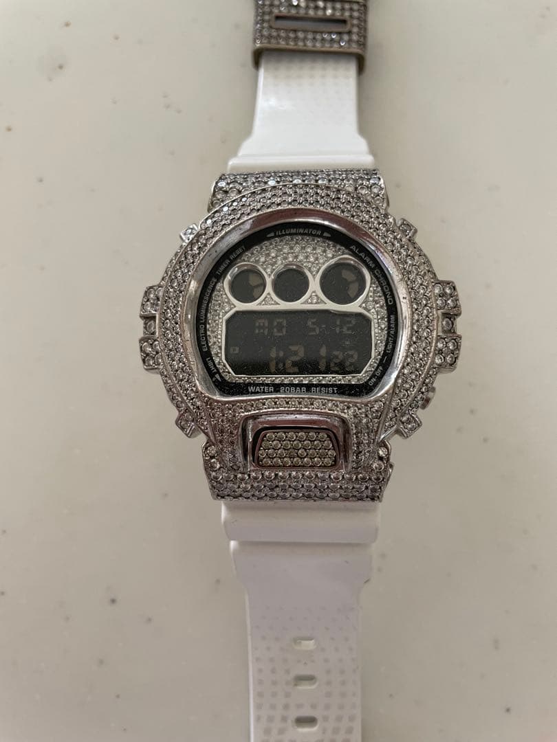 Casio G-Shock Watch Model G-100-1A3DR With Resin Band and Analog-Digital Display — Japan Import