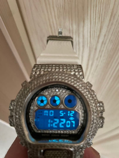 Casio G-Shock Watch Model G-100-1A3DR With Resin Band and Analog-Digital Display — Japan Import