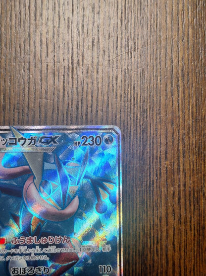 Gekkouga GX Pokémon card with 230 HP featuring Shadow Assassin GX move Japan import