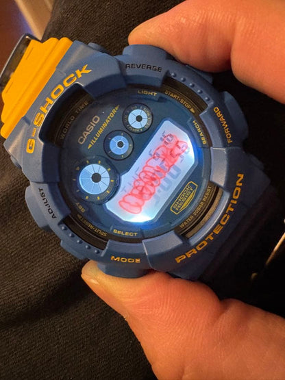 Casio G-Shock GD-120NC2JF Digital Watch with Bold Color Block Design — Japan Import