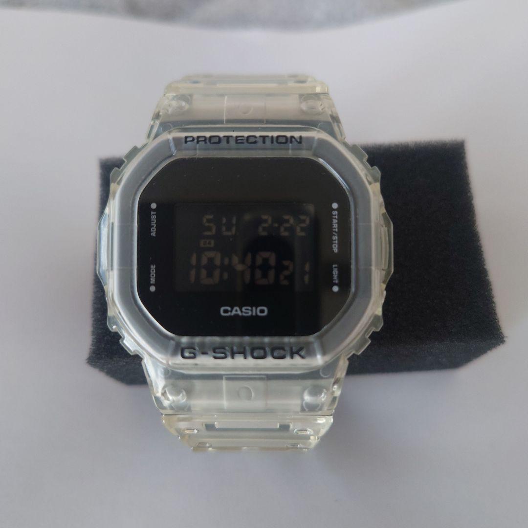 Casio G-Shock DW-5600SKE-7 Digital Watch with LED Backlight Clear Model — Japan Import