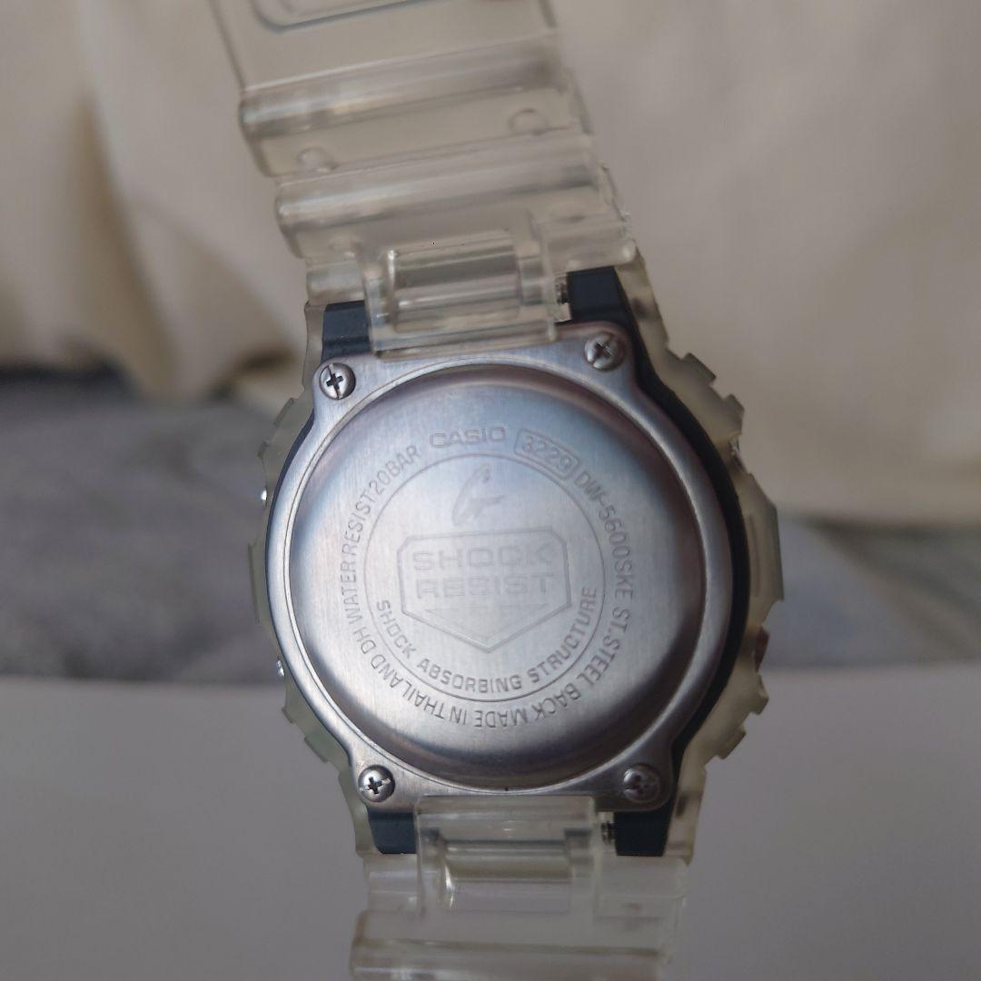 Casio G-Shock DW-5600SKE-7 Digital Watch with LED Backlight Clear Model — Japan Import