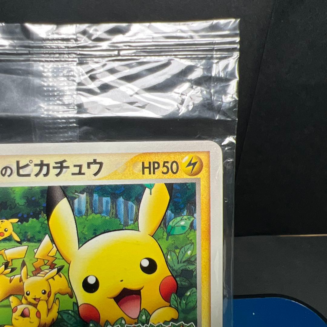 Sealed 2005 Bandai Pokémon Card featuring Pikachu Poképark 043/PCG-P Japan import