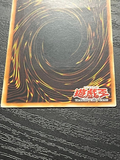 Yugioh Old Asia Edition Queen's Knight 1st Relief card showing minor scratches and wear