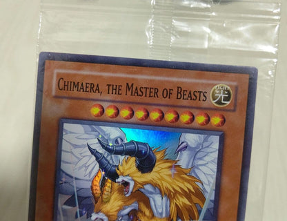 Unopened Yugioh Beast King Kimaira WCPS World Tournament promo card Asia Japan import