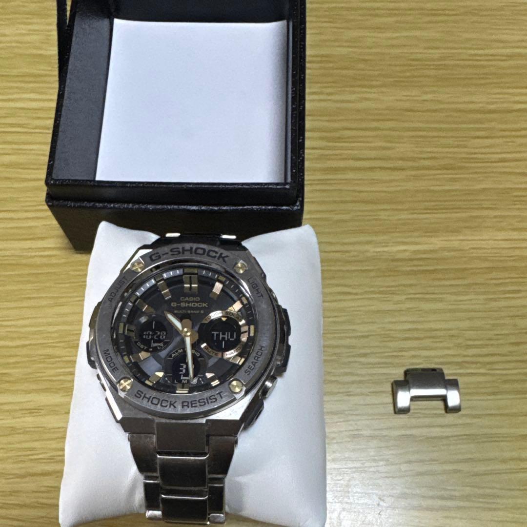 Casio G-Shock G-Steel GST-W110D-1A9JF Radio Solar Watch Black and Gold — Japan Import