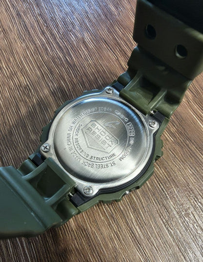 Casio G-Shock DW-5600M Set of Two Watches with Khaki and Navy Colors — Japan Import