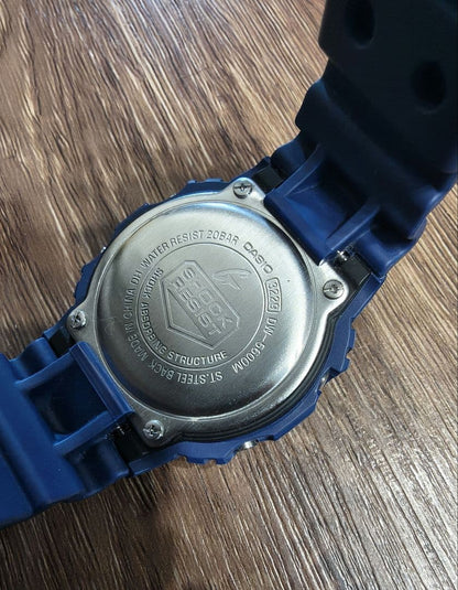Casio G-Shock DW-5600M Set of Two Watches with Khaki and Navy Colors — Japan Import