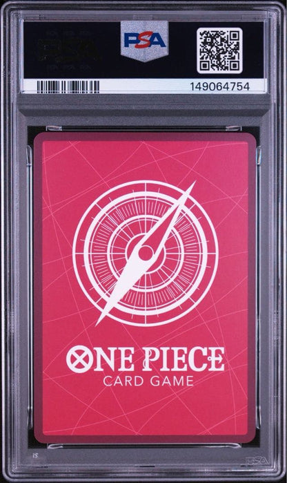 PSA 10 graded One Piece Sanji OP12-041 Leader Parallel trading card Japan import