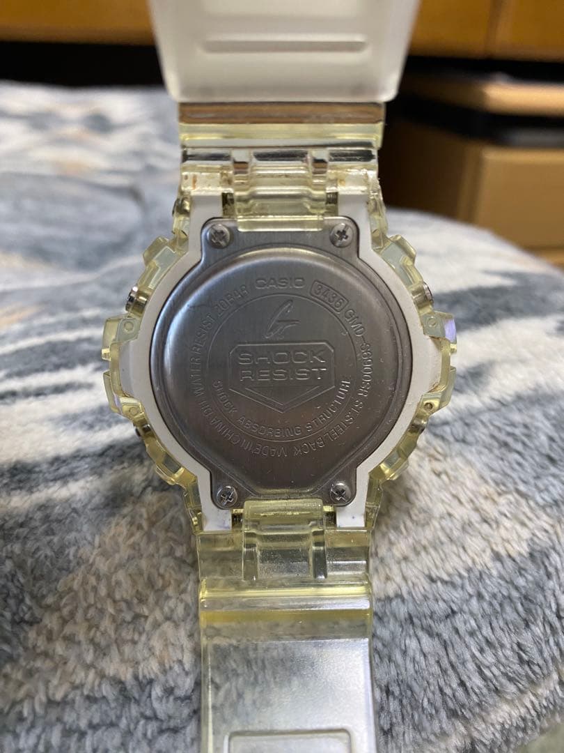 Casio G-Shock GBD-S900SR-7JF Digital Watch with Clear Case and Gold Display — Japan Import