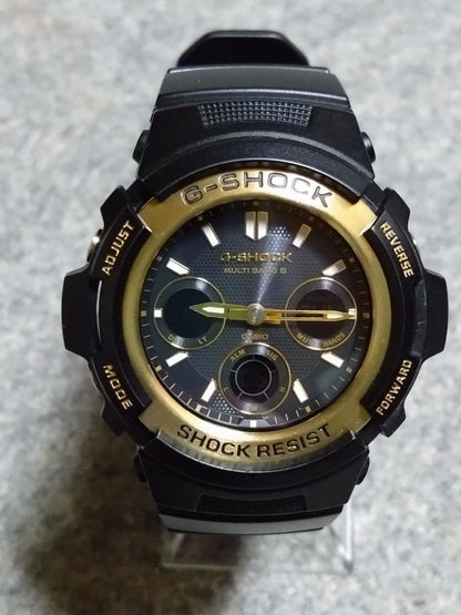 Casio G-Shock Tough Solar AWG-M100SBG-1AJF Black & Gold Series Watch — Japan Import