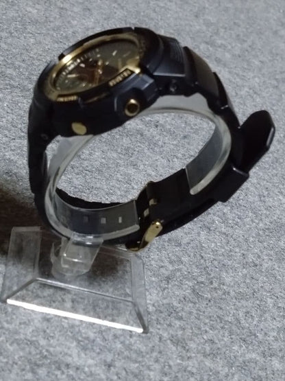 Casio G-Shock Tough Solar AWG-M100SBG-1AJF Black & Gold Series Watch — Japan Import