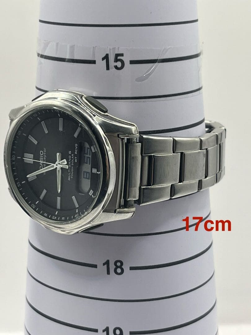 Casio Wave Ceptor Multi Band 6 Solar Watch with Digital and Analog Display — Japan Import