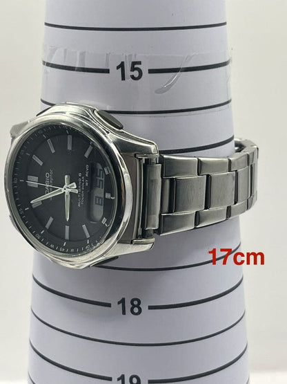 Casio Wave Ceptor Multi Band 6 Solar Watch with Digital and Analog Display — Japan Import