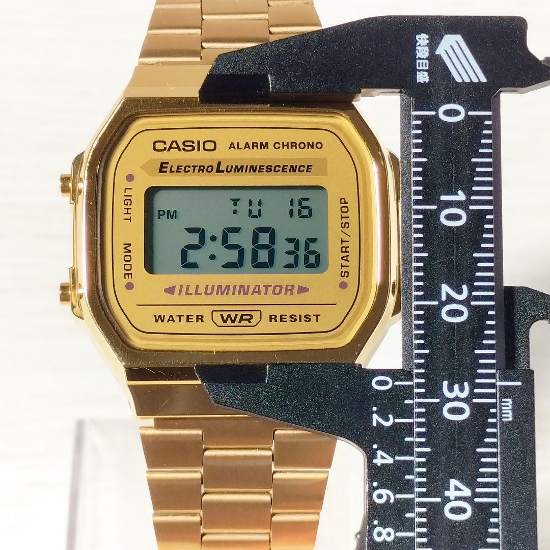 Casio Alarm Chrono Gold A168 Quartz Watch — Japan Import