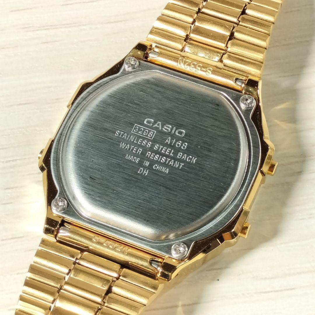 Casio Alarm Chrono Gold A168 Quartz Watch — Japan Import