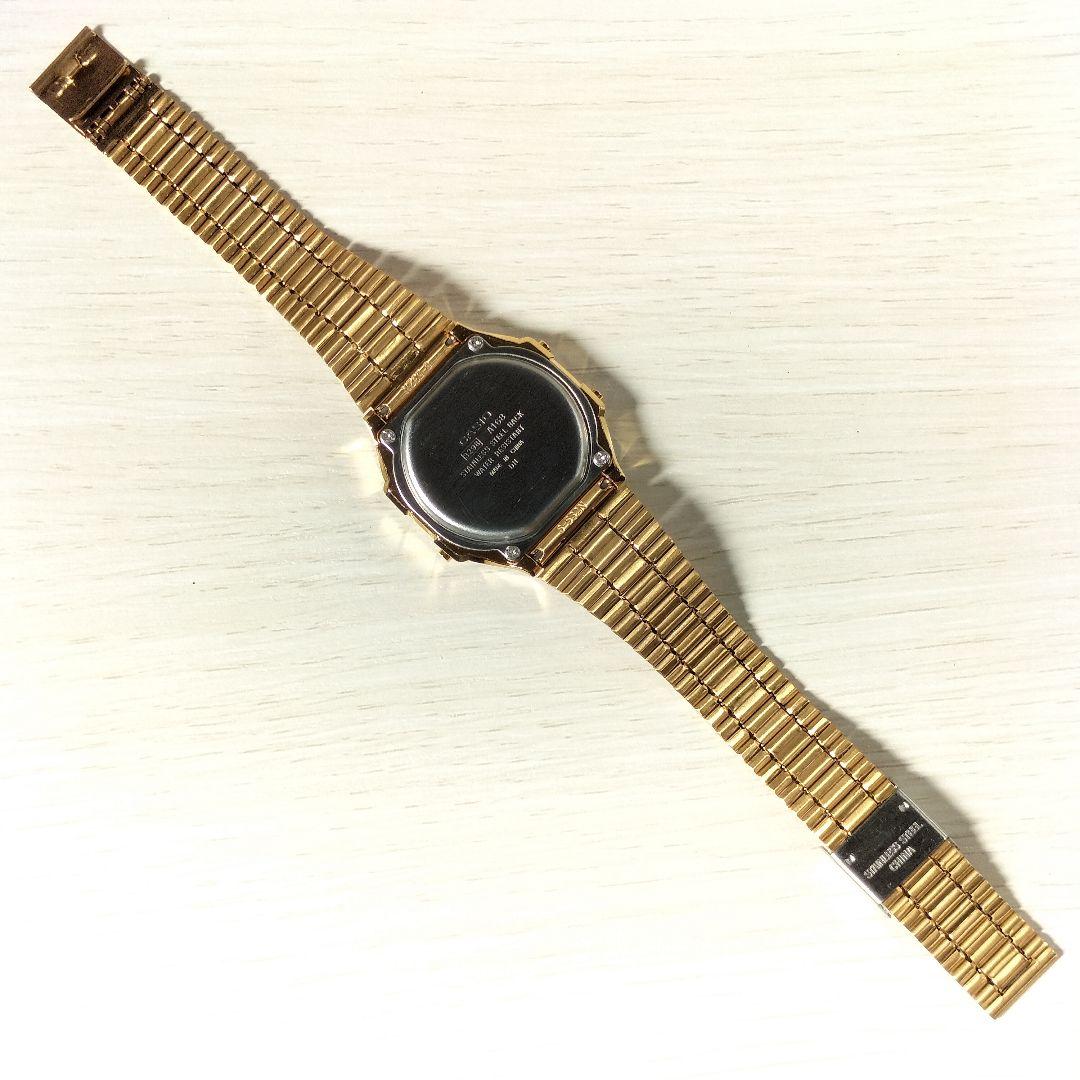 Casio Alarm Chrono Gold A168 Quartz Watch — Japan Import