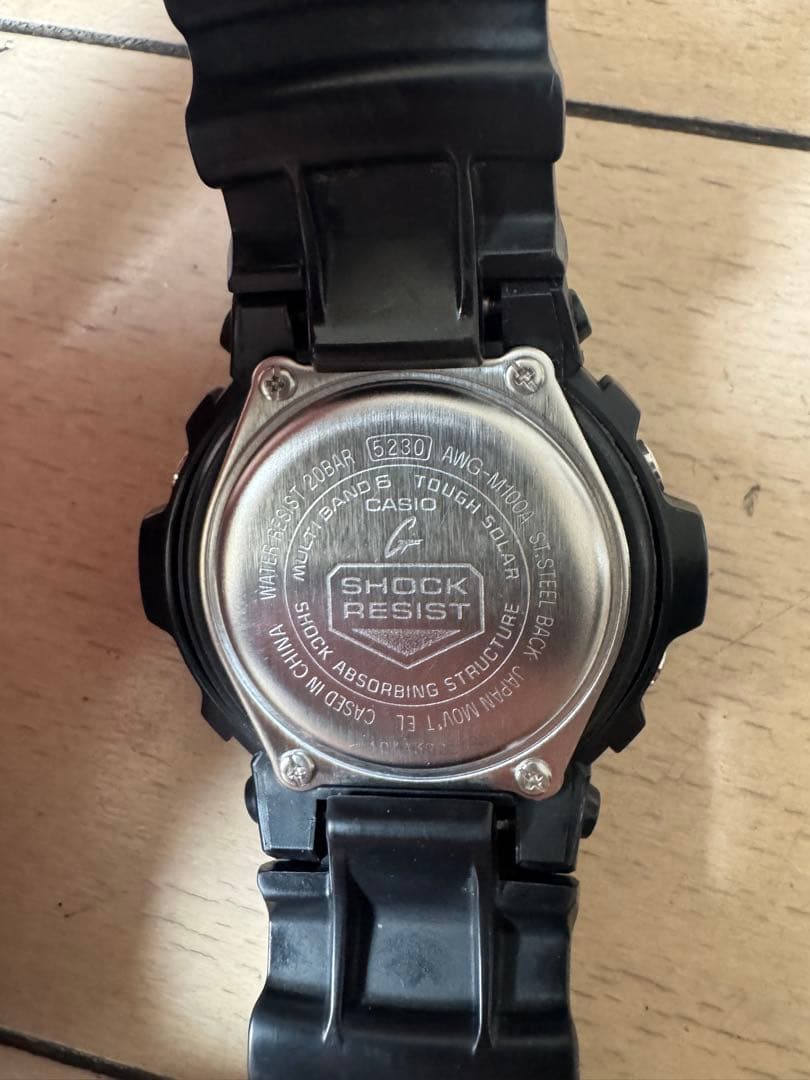 Casio G-Shock AWG-M100A-1AJF Radio Solar Watch