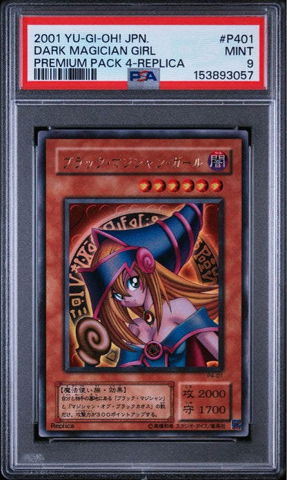 Black Magician Girl PSA 9 card from Premium Pack 4 P4-01 Japanese import in protective sleeve