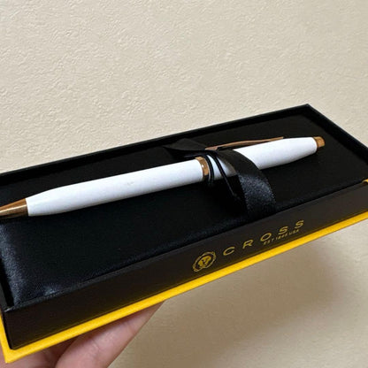 Brand Cross Century II Pearl White Lacquer Ballpoint Pen